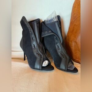 Alexander Wang Freja Black double zip boots